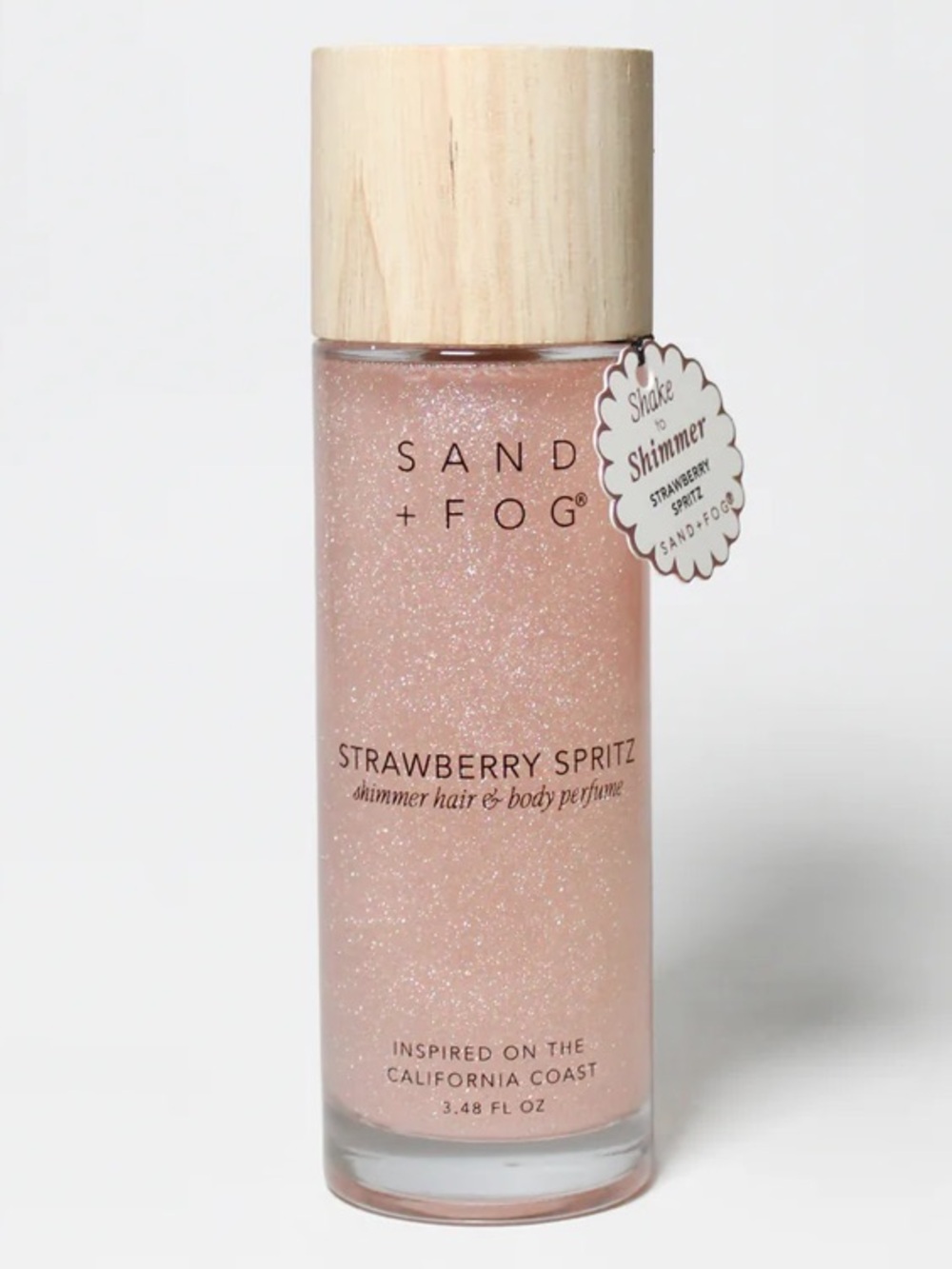 Sand + Fog Strawberry Spritz Shimmer Hair & Body Spray 106ml NEW $27 Retail
